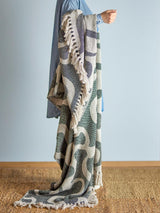 PLAID SALOBRE THROW BLACK