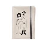 TEA TOWEL NACKED COUPLE HELEN B