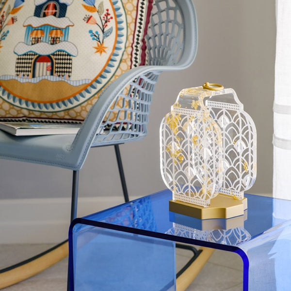 LANTERNA ATENA PICCOLA ORO