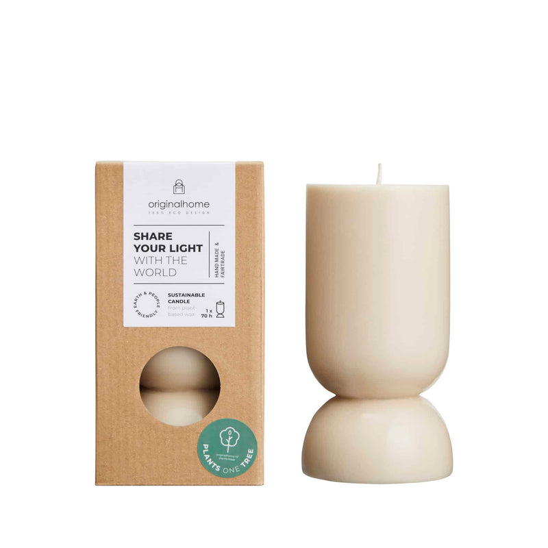 ORGANIC CANDLE S BEIGE