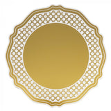 SET 2 SOTTOPIATTI NATALIZI ORO