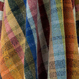 PLAID ELMY THROW ORANGE