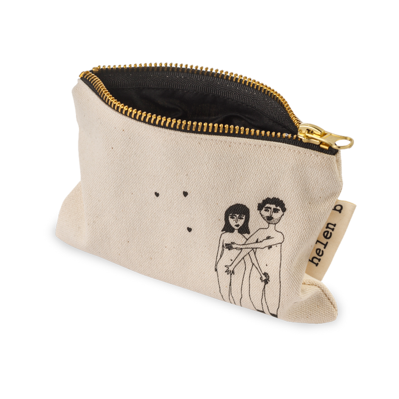 MINI POUCH NAKED COUPLE HELEN B