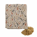 PLAID FILIPA THROW YELLOW