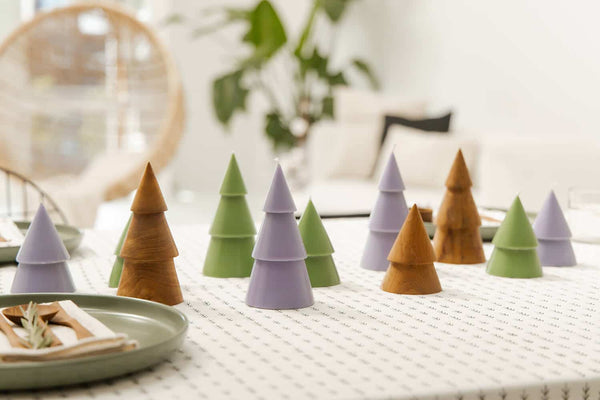 TREE CANDLE VIOLET L