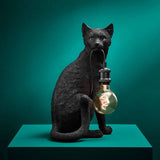 LAMPADA DA TAVOLO GATTO NERO CHOUCHOU