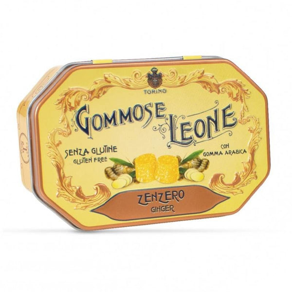 GOMMOSE LEONE ZENZERO - SCATOLA IN LATTA