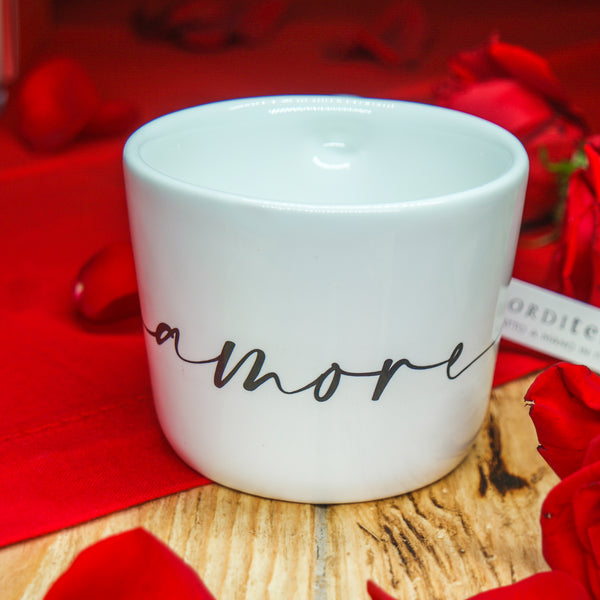 TAZZA DA COLAZIONE CALLIGRAFA AMORE