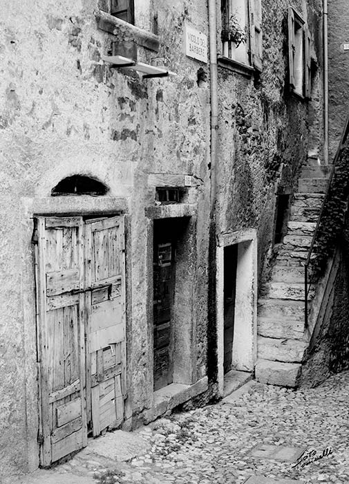 VICOLO DEL BARBIERE archivio fotografico toninelli malcesine